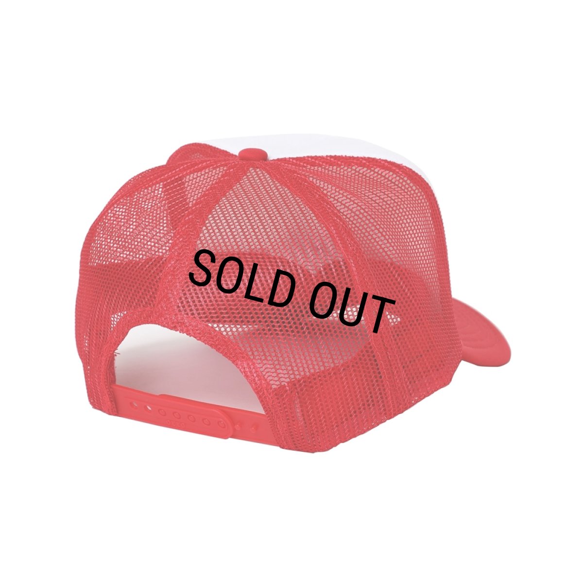 画像2: PORKCHOP/MASA SCULP MESH CAP B（RED）［メッシュキャップ-24秋冬］ (2)