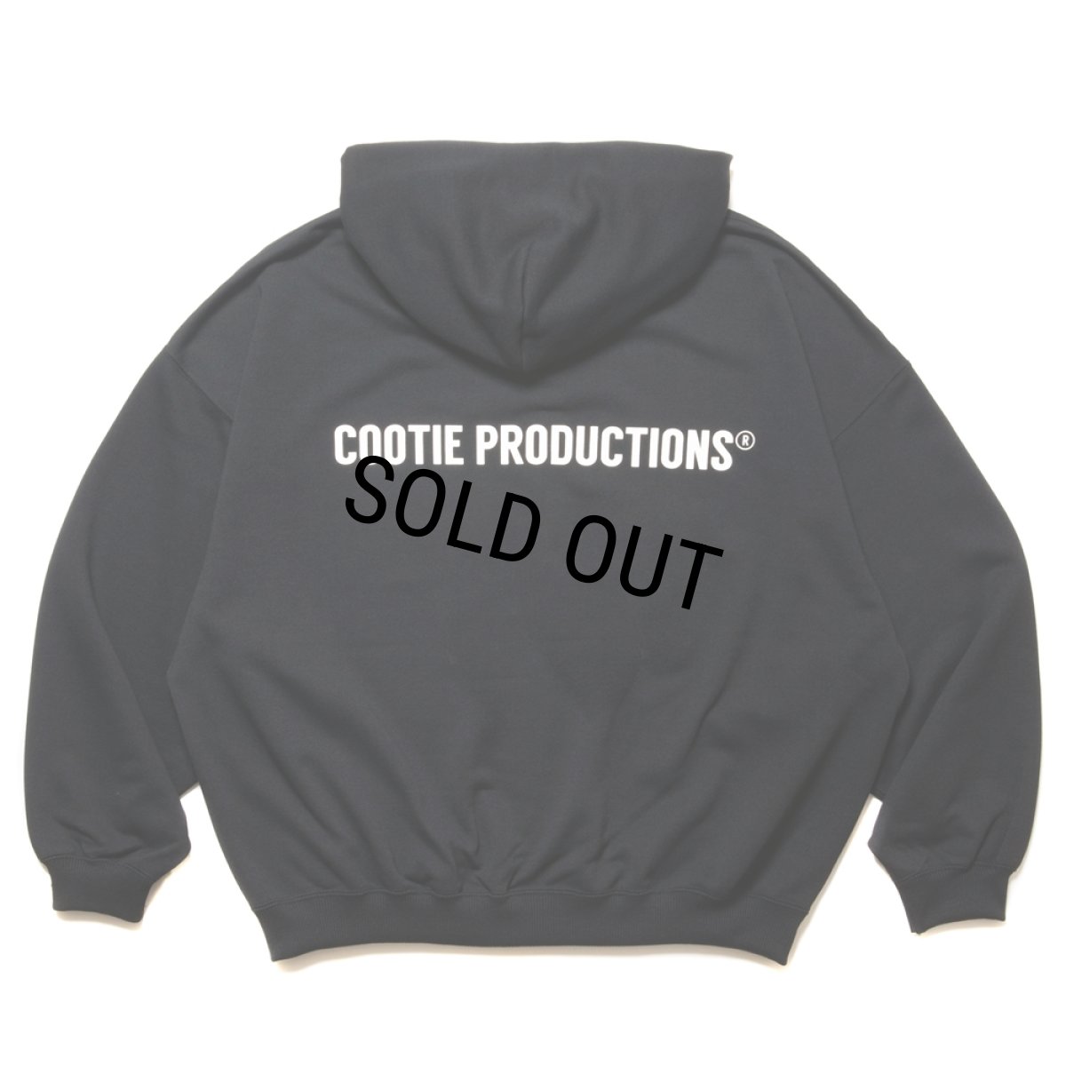 画像2: COOTIE PRODUCTIONS/Dry Tech Oversized Sweat Zip Up Hoodie（Black）［ドライテックジップフーディー-24秋冬］ (2)