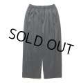 COOTIE PRODUCTIONS/Polyester Twill 2 Tuck Track Pants（Black）［2タックトラックパンツ-24秋冬］