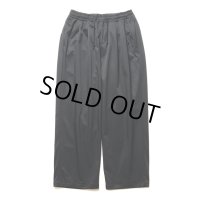 COOTIE PRODUCTIONS/Polyester Twill 2 Tuck Track Pants（Black）［2タックトラックパンツ-24秋冬］