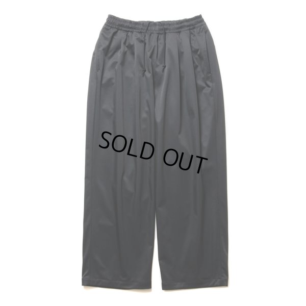 画像1: COOTIE PRODUCTIONS/Polyester Twill 2 Tuck Track Pants（Black）［2タックトラックパンツ-24秋冬］