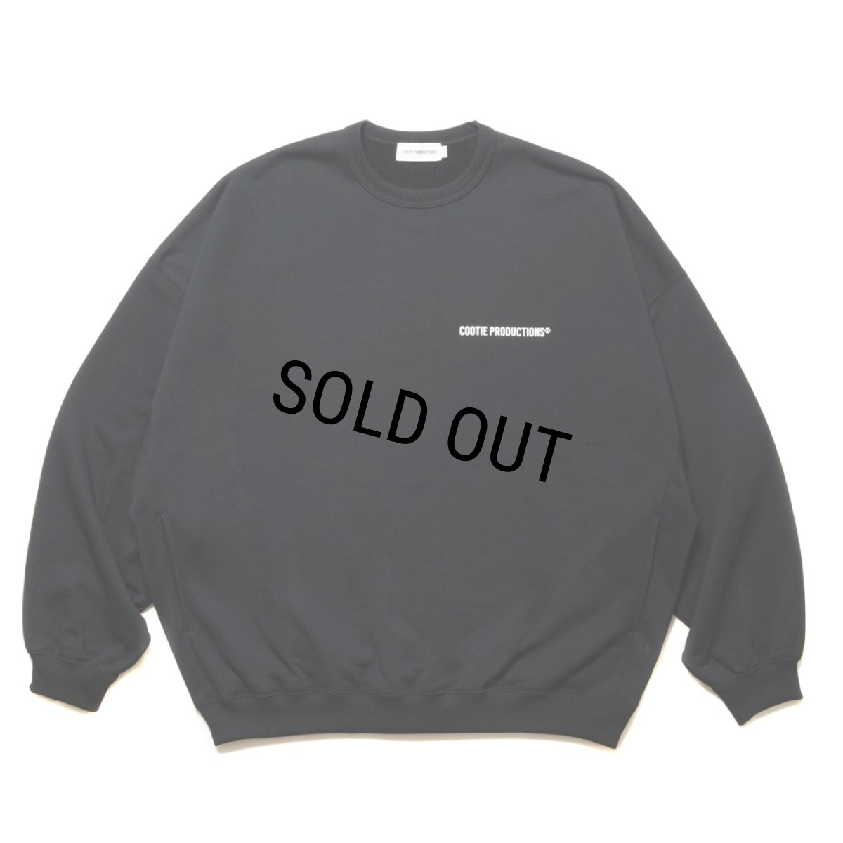 画像1: COOTIE PRODUCTIONS/Dry Tech Oversized Sweat Crew（Black）［ドライテックスウェットクルー-24秋冬］ (1)