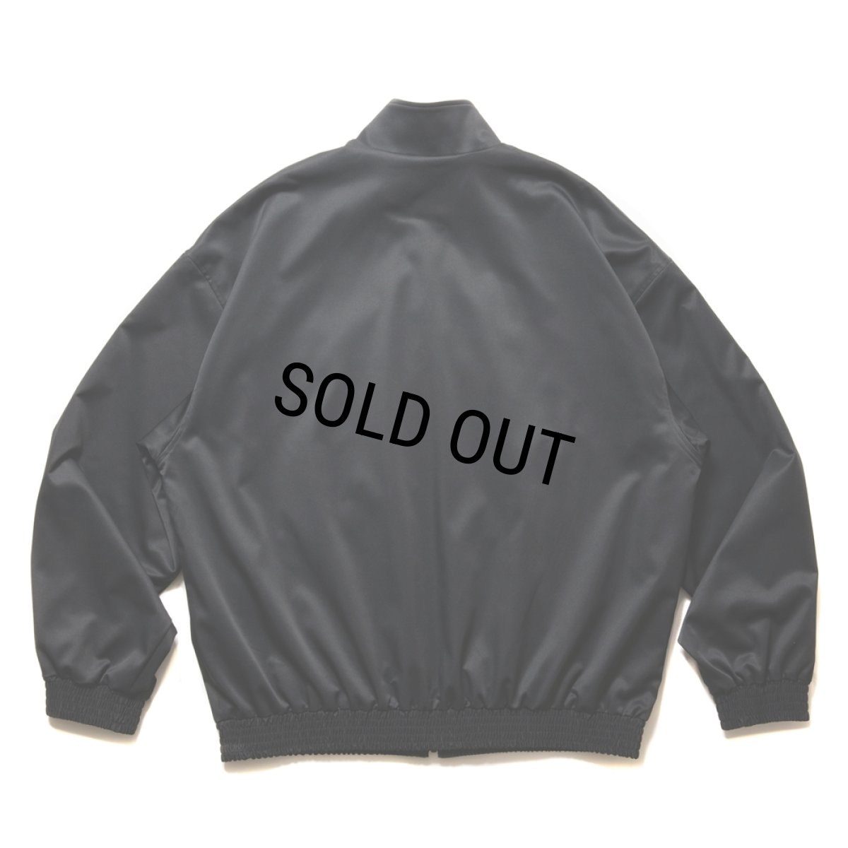 画像2: COOTIE PRODUCTIONS/Polyester Twill Track Jacket（Black）［トラックJKT-24秋冬］ (2)