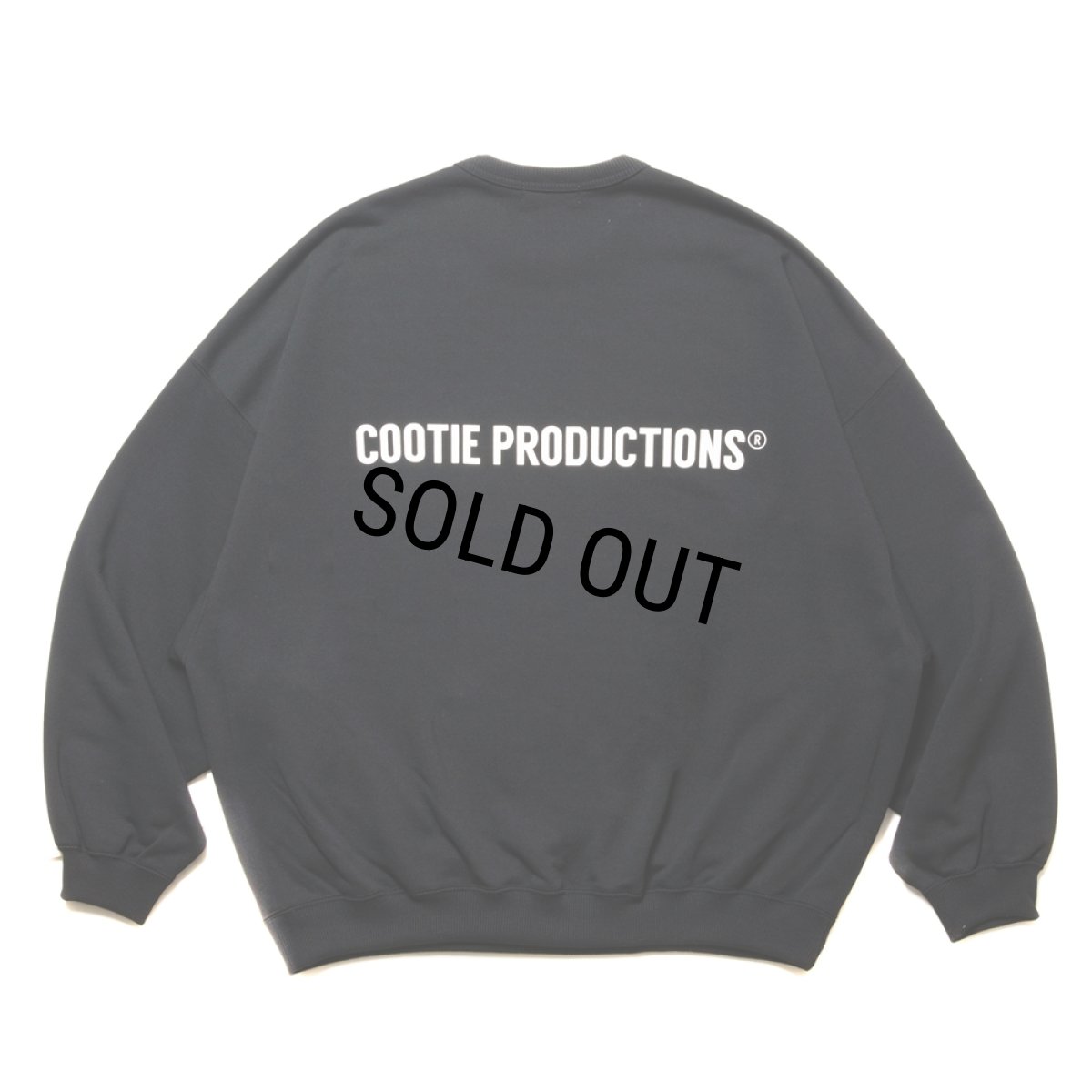 画像2: COOTIE PRODUCTIONS/Dry Tech Oversized Sweat Crew（Black）［ドライテックスウェットクルー-24秋冬］ (2)