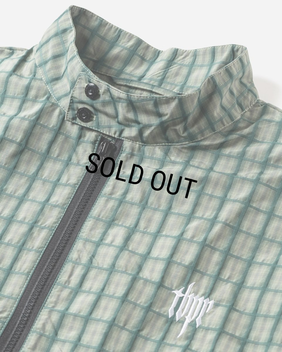 画像3: 【30%OFF】TIGHTBOOTH/PLAID LIGHT SWING TOP（Green）［ライトスウィングトップ-24秋冬］ (3)