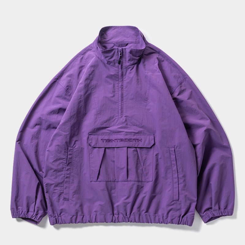 画像1: 【30%OFF】TIGHTBOOTH/BIG LOGO ANORAK（Purple）［アノラック-24秋冬］