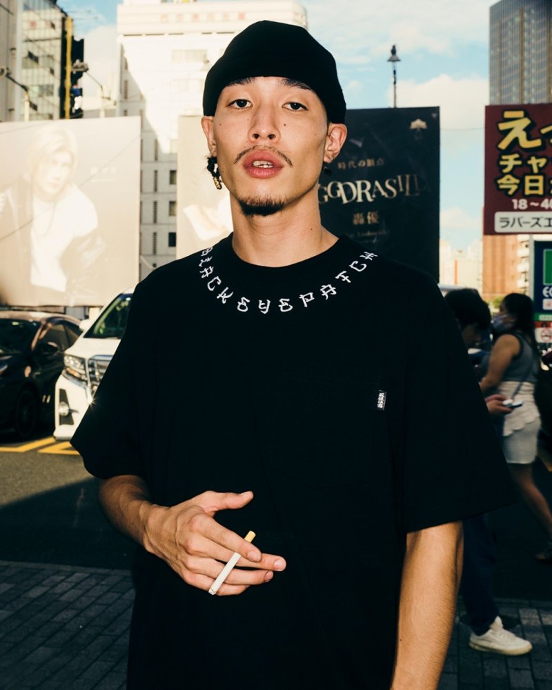 画像3: BlackEyePatch/KANJI POCKET TEE(BLACK)