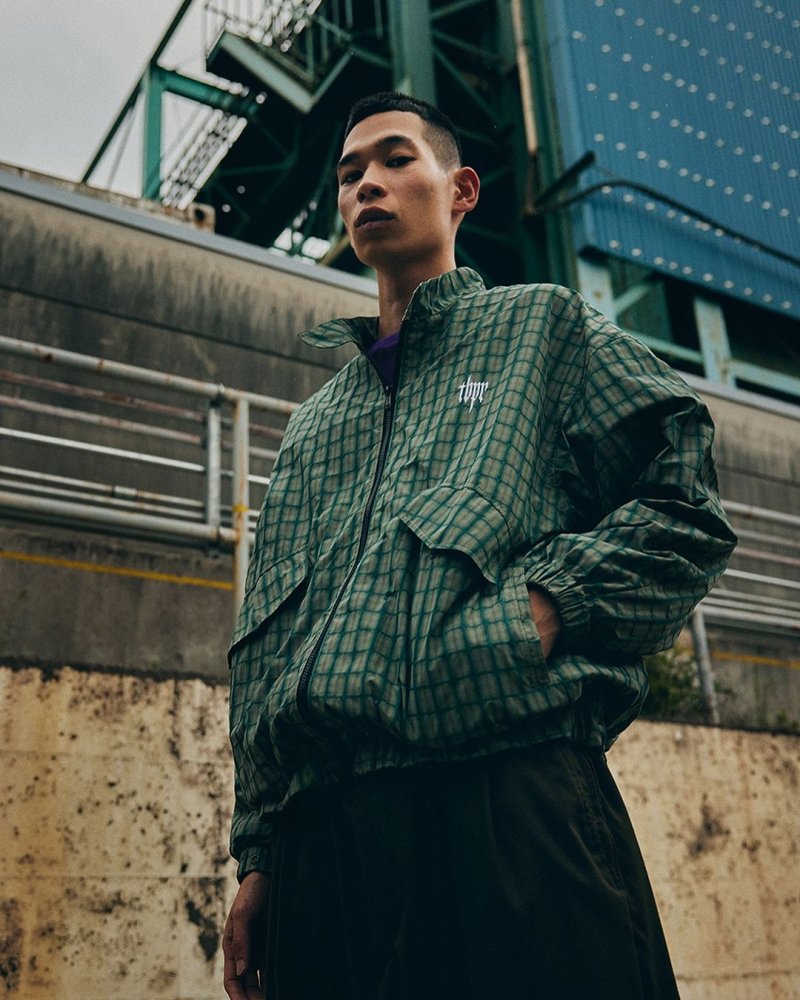 画像3: 【30%OFF】TIGHTBOOTH/PLAID LIGHT SWING TOP（Green）［ライトスウィングトップ-24秋冬］