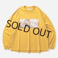 TIGHTBOOTH/PASS THE PIE L/S T-SHIRT（Mustard）［プリント長袖T-24秋冬］
