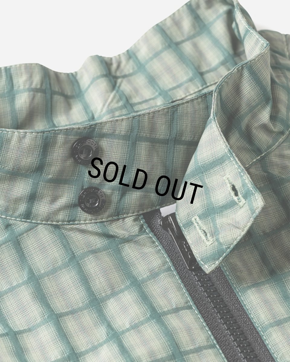 画像4: 【30%OFF】TIGHTBOOTH/PLAID LIGHT SWING TOP（Green）［ライトスウィングトップ-24秋冬］ (4)