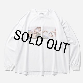 TIGHTBOOTH/PASS THE PIE L/S T-SHIRT（White）［プリント長袖T-24秋冬