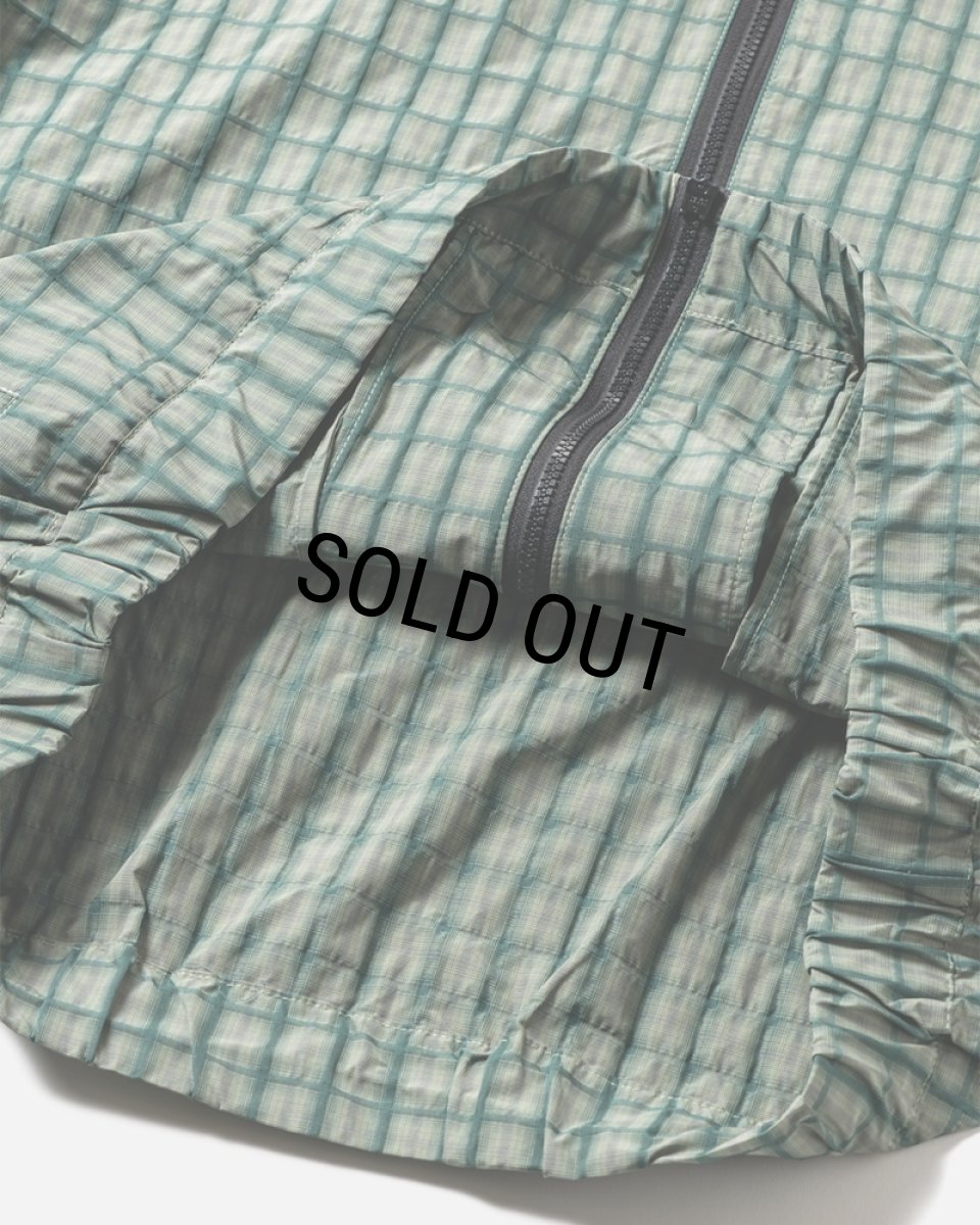 画像8: 【30%OFF】TIGHTBOOTH/PLAID LIGHT SWING TOP（Green）［ライトスウィングトップ-24秋冬］ (8)