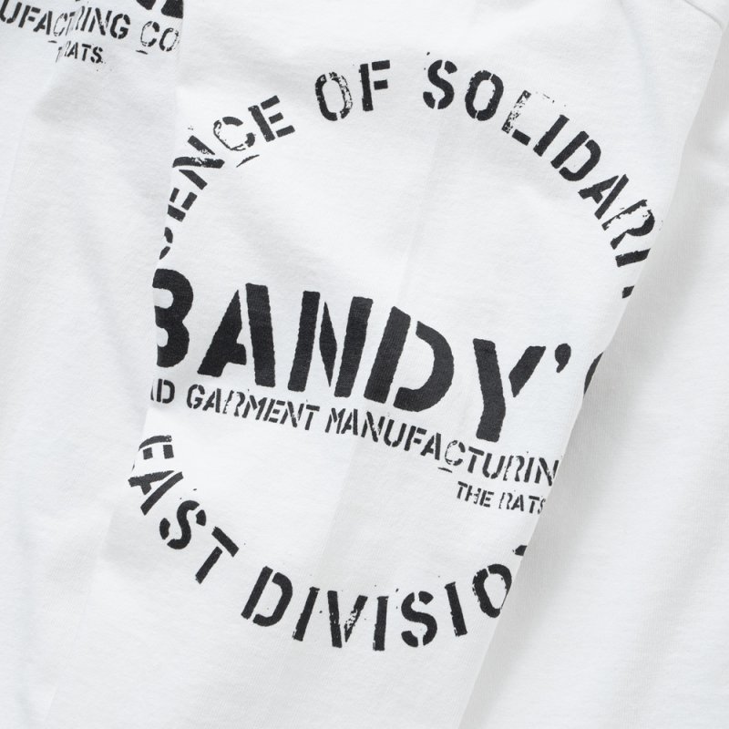 画像3: 【30%OFF】RATS/STAMP LOGO L/S TEE（WHITE）［プリント長袖T-24秋冬］