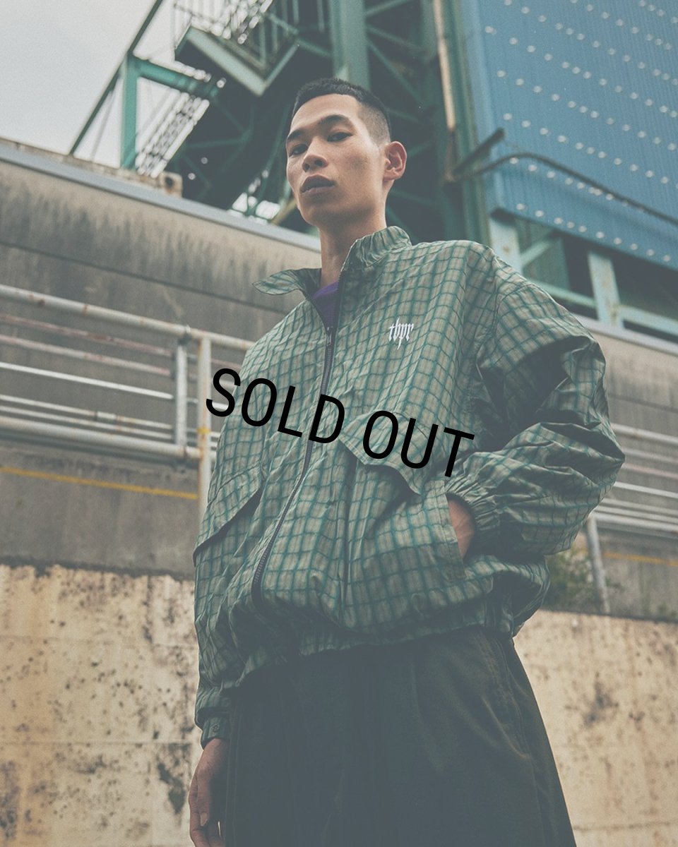 画像11: 【30%OFF】TIGHTBOOTH/PLAID LIGHT SWING TOP（Green）［ライトスウィングトップ-24秋冬］ (11)