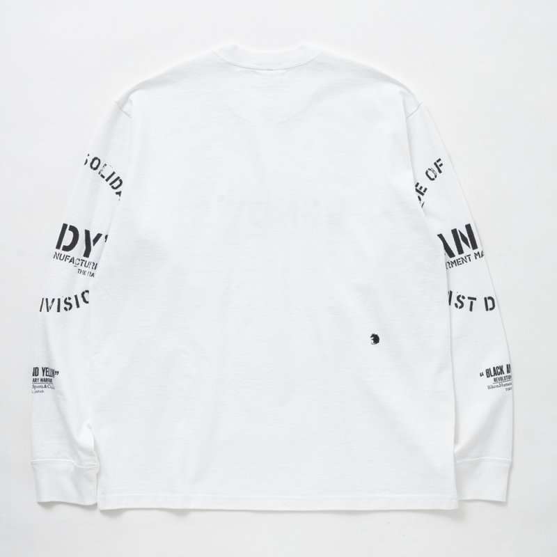 画像2: 【30%OFF】RATS/STAMP LOGO L/S TEE（WHITE）［プリント長袖T-24秋冬］