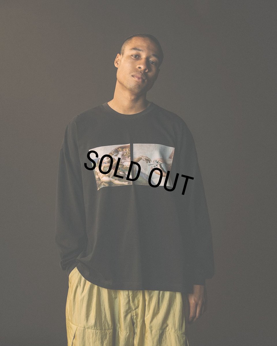 画像2: TIGHTBOOTH/PASS THE PIE L/S T-SHIRT（White）［プリント長袖T-24秋冬］ (2)