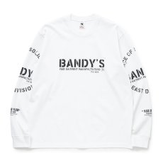 画像1: 【30%OFF】RATS/STAMP LOGO L/S TEE（WHITE）［プリント長袖T-24秋冬］ (1)