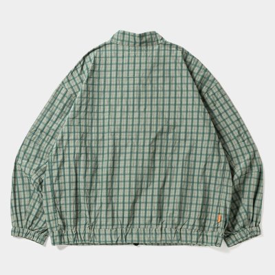 画像2: 【30%OFF】TIGHTBOOTH/PLAID LIGHT SWING TOP（Green）［ライトスウィングトップ-24秋冬］