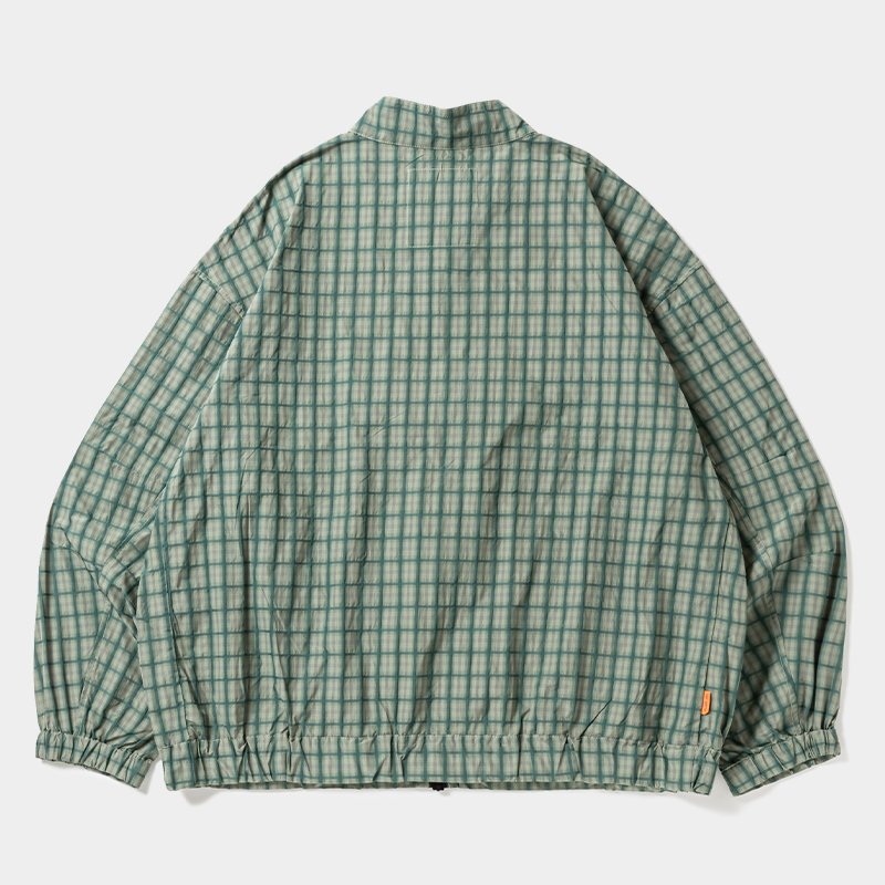 画像2: 【30%OFF】TIGHTBOOTH/PLAID LIGHT SWING TOP（Green）［ライトスウィングトップ-24秋冬］