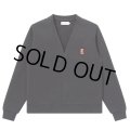 BlackEyePatch/SMALL HWC SWEAT CARDIGAN（BLACK）