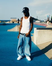 画像4: BlackEyePatch/B EMBELEM PRE CURVED NEW ERA CAP(NAVY) (4)