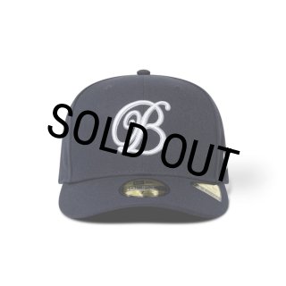 BlackEyePatch/B EMBELEM PRE CURVED NEW ERA CAP（NAVY） - JONAS