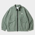 画像1: 【30%OFF】TIGHTBOOTH/PLAID LIGHT SWING TOP（Green）［ライトスウィングトップ-24秋冬］ (1)