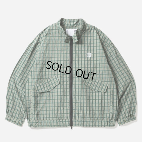 画像1: 【30%OFF】TIGHTBOOTH/PLAID LIGHT SWING TOP（Green）［ライトスウィングトップ-24秋冬］