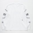 画像2: RATS/STAMP LOGO L/S TEE（WHITE）［プリント長袖T-24秋冬］ (2)