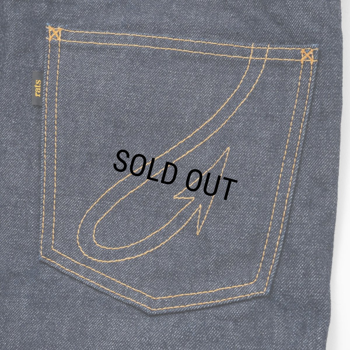 画像7: 【30%OFF】RATS/INDIGO DENIM PANTS（INDIGO）［デニムパンツ-24秋冬］ (7)