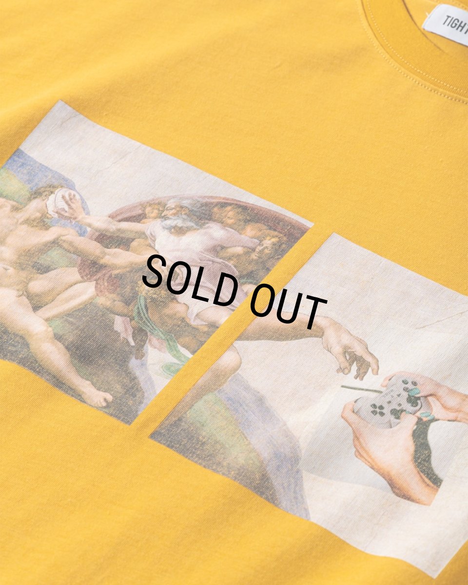 画像3: TIGHTBOOTH/PASS THE PIE L/S T-SHIRT（Mustard）［プリント長袖T-24秋冬］ (3)