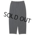 COOTIE PRODUCTIONS/STRIPE T/W 2 Tuck Easy Pants（Stripe）［ストライプT/Wツータックイージーパンツ-24秋冬］