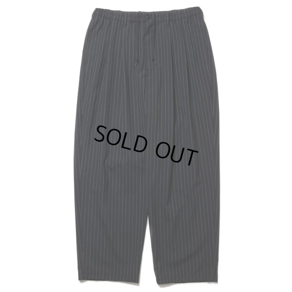 画像1: COOTIE PRODUCTIONS/STRIPE T/W 2 Tuck Easy Pants（Stripe）［ストライプT/Wツータックイージーパンツ-24秋冬］