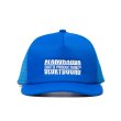 COOTIE PRODUCTIONS/Polyester Twill 5 Panel Mesh Cap（Blue）［5