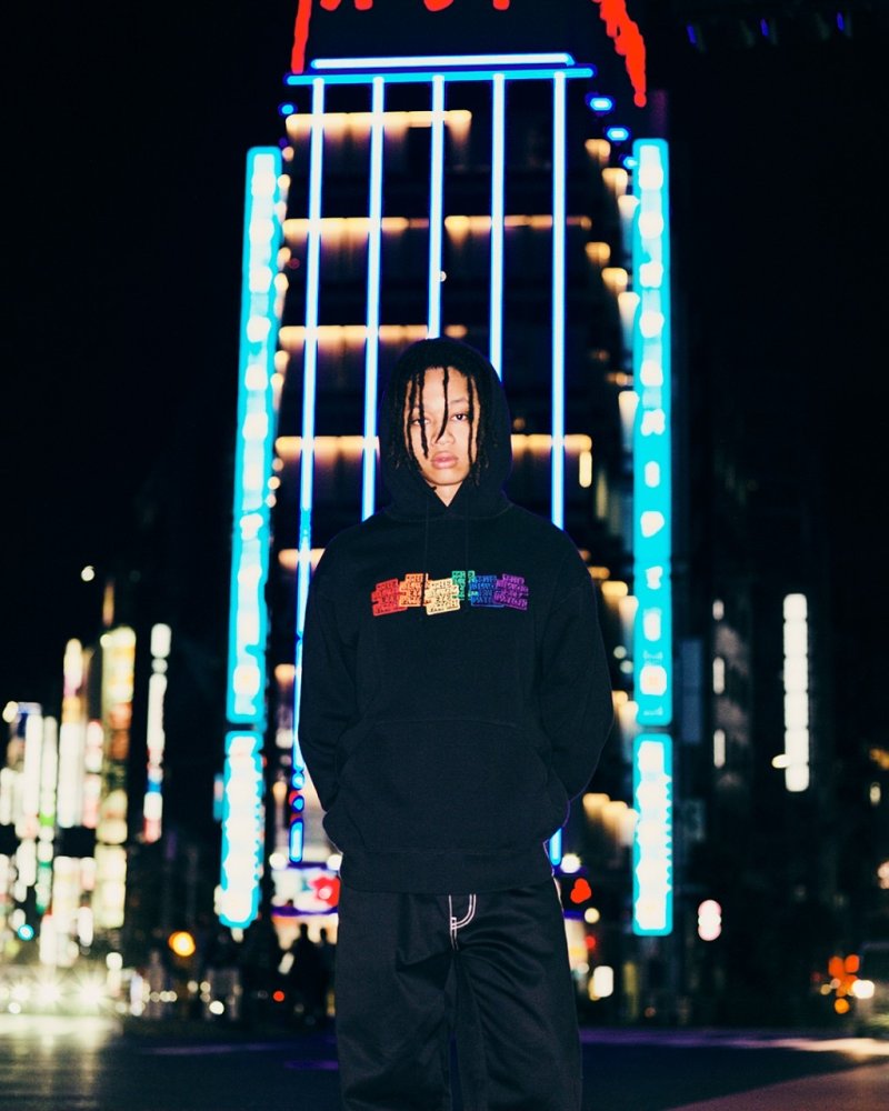 画像3: BlackEyePatch/RAINBOW OG LABELS HOODIE(BLACK)