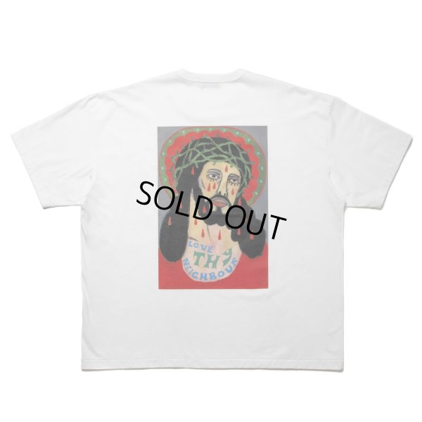画像1: COOTIE PRODUCTIONS/Print S/S Tee（LOVE THY NEIGHBOUR）（White）［プリントT-24秋冬］