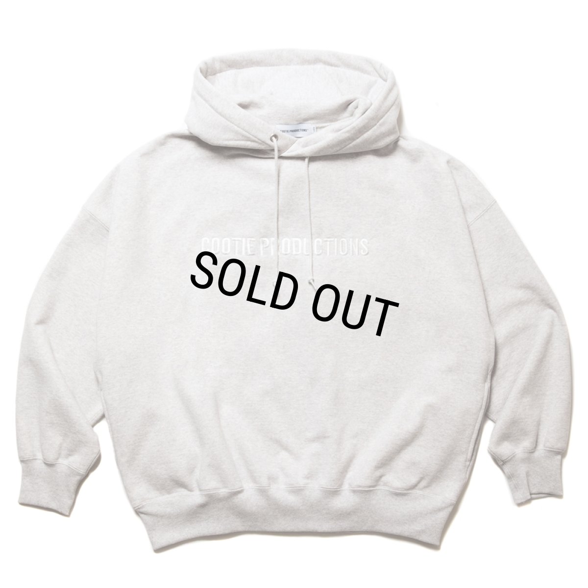 画像1: COOTIE PRODUCTIONS/Open End Yarn Sweat Hoodie（Embroidery）（Oatmeal）［スウェットフーディー-24秋冬］ (1)