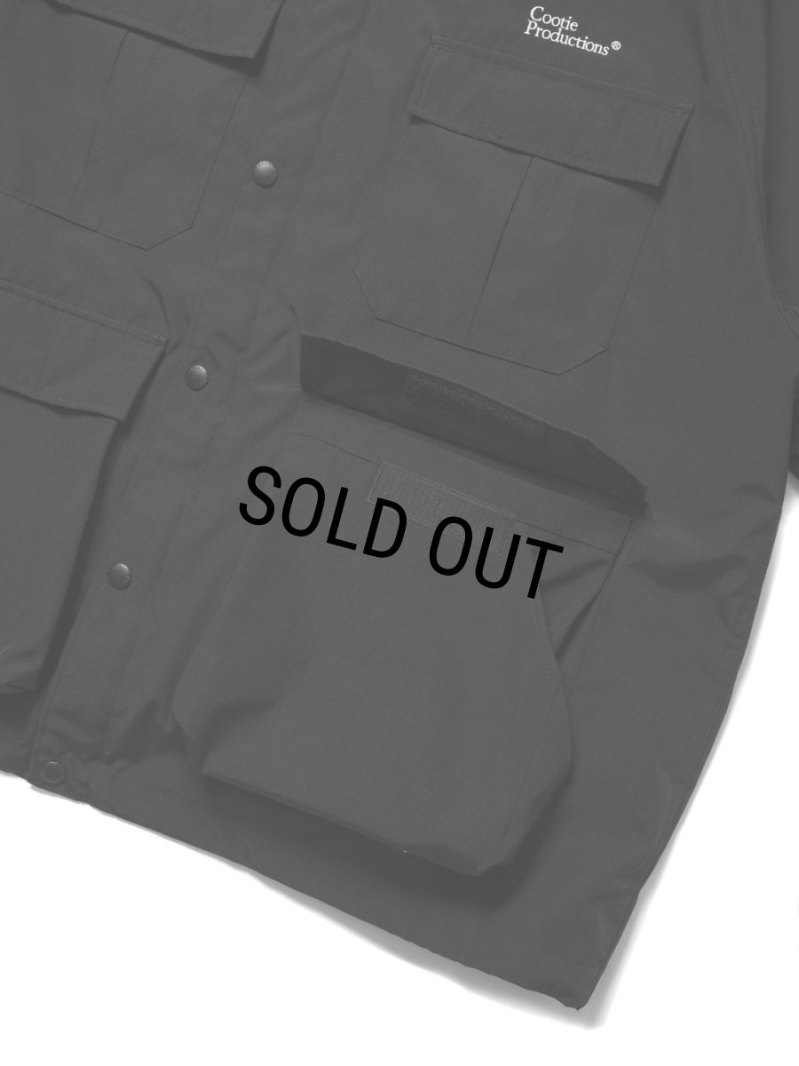 画像4: COOTIE PRODUCTIONS/T/C Weather Hooded Shell Jacket（Black）［T/CウェザーフーデッドシェルJKT-24秋冬］ (4)