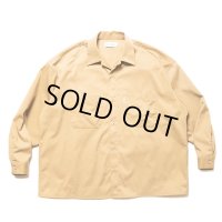 COOTIE PRODUCTIONS/Nylon Chino Cloth L/S Work Shirt（Beige）［ナイロンチノクロスワークシャツ-24秋冬］