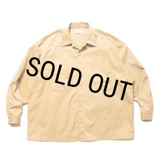 COOTIE PRODUCTIONS/Nylon Chino Cloth L/S Work Shirt（Beige