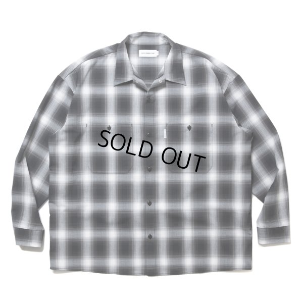 画像1: COOTIE PRODUCTIONS/CHECK T/W Work L/S Shirt（Ombre Check）［チェックT/Wワークシャツ-24秋冬］