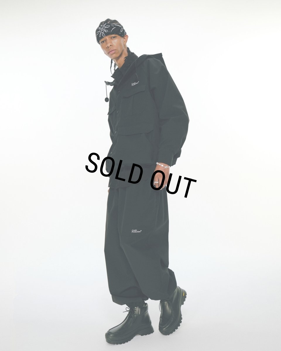画像3: COOTIE PRODUCTIONS/T/C Weather Track Pants（Black）［T/Cウェザートラックパンツ-24秋冬］ (3)