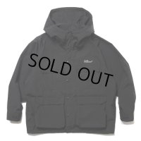 COOTIE PRODUCTIONS/T/C Weather Hooded Shell Jacket（Black）［T/CウェザーフーデッドシェルJKT-24秋冬］