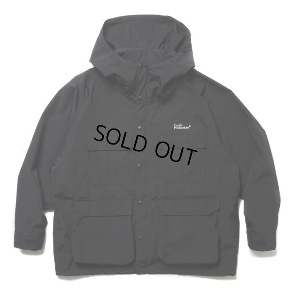 画像1: COOTIE PRODUCTIONS/T/C Weather Hooded Shell Jacket（Black）［T/CウェザーフーデッドシェルJKT-24秋冬］