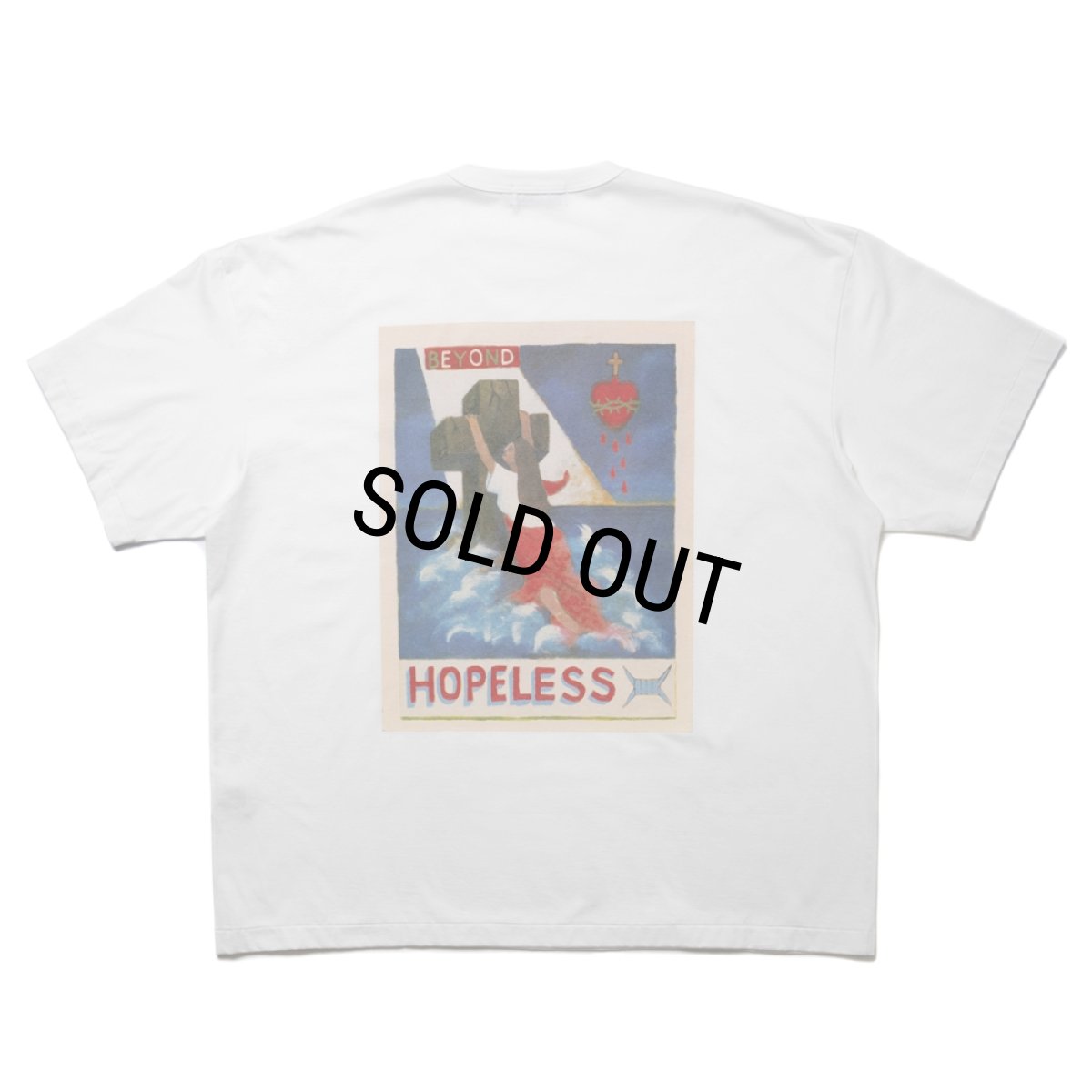 画像1: COOTIE PRODUCTIONS/Print S/S Tee（BEYOND HOPELESS）（White）［プリントT-24秋冬］ (1)