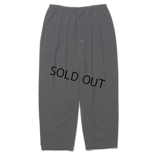 画像1: COOTIE PRODUCTIONS/PLAIN T/W 2 Tuck Easy Pants（Black）［プレーンT/Wツータックイージーパンツ-24秋冬］