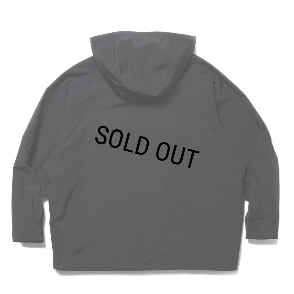 画像2: COOTIE PRODUCTIONS/T/C Weather Hooded Shell Jacket（Black）［T/CウェザーフーデッドシェルJKT-24秋冬］ (2)