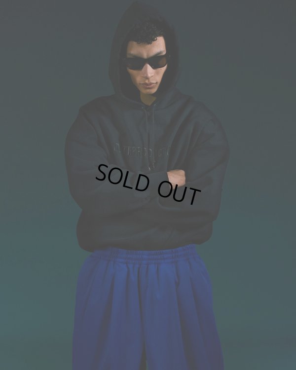 画像4: COOTIE PRODUCTIONS/Open End Yarn Sweat Hoodie（Embroidery）（Black）［スウェットフーディー-24秋冬］