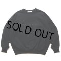 COOTIE PRODUCTIONS/Open End Yarn Sweat Crew（Embroidery）（Black）［スウェットクルー-24秋冬］