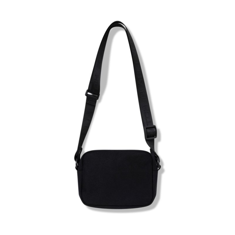 画像2: BlackEyePatch/JACQUARD STRAP SHOULDER BAG(BLACK)